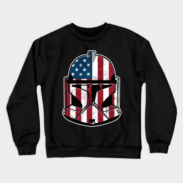 Patriot Clone V1 Crewneck Sweatshirt by MatamorosGraphicDesign